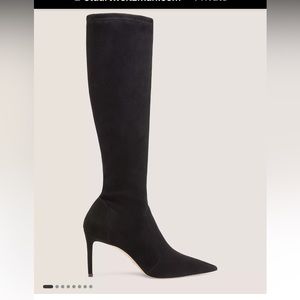 Stuart weitzman pull on knee high boot.  Suede.